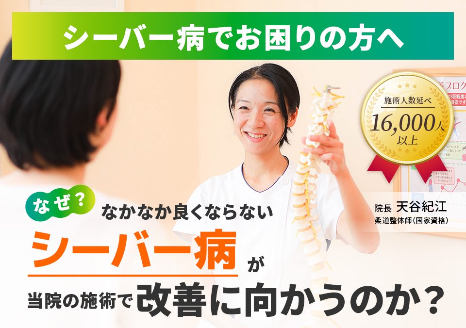 シーバー病でお困りの方へ。なぜ、なかなか良くならないシーバー病が当院の施術で改善に向かうのか。